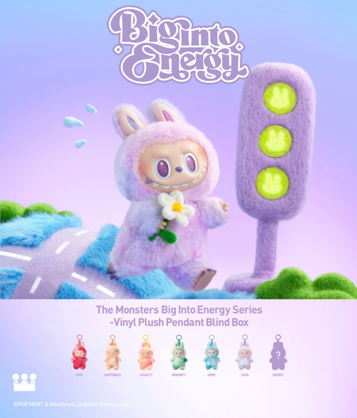 LABUBU The Monster- Big Into Energy Vinyl Plush Sealed Case (6 Blind Box)